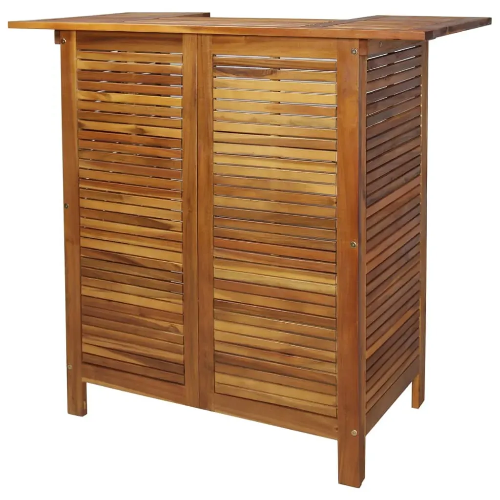 Bar Table and Chair Set Solid Acacia Wood Price