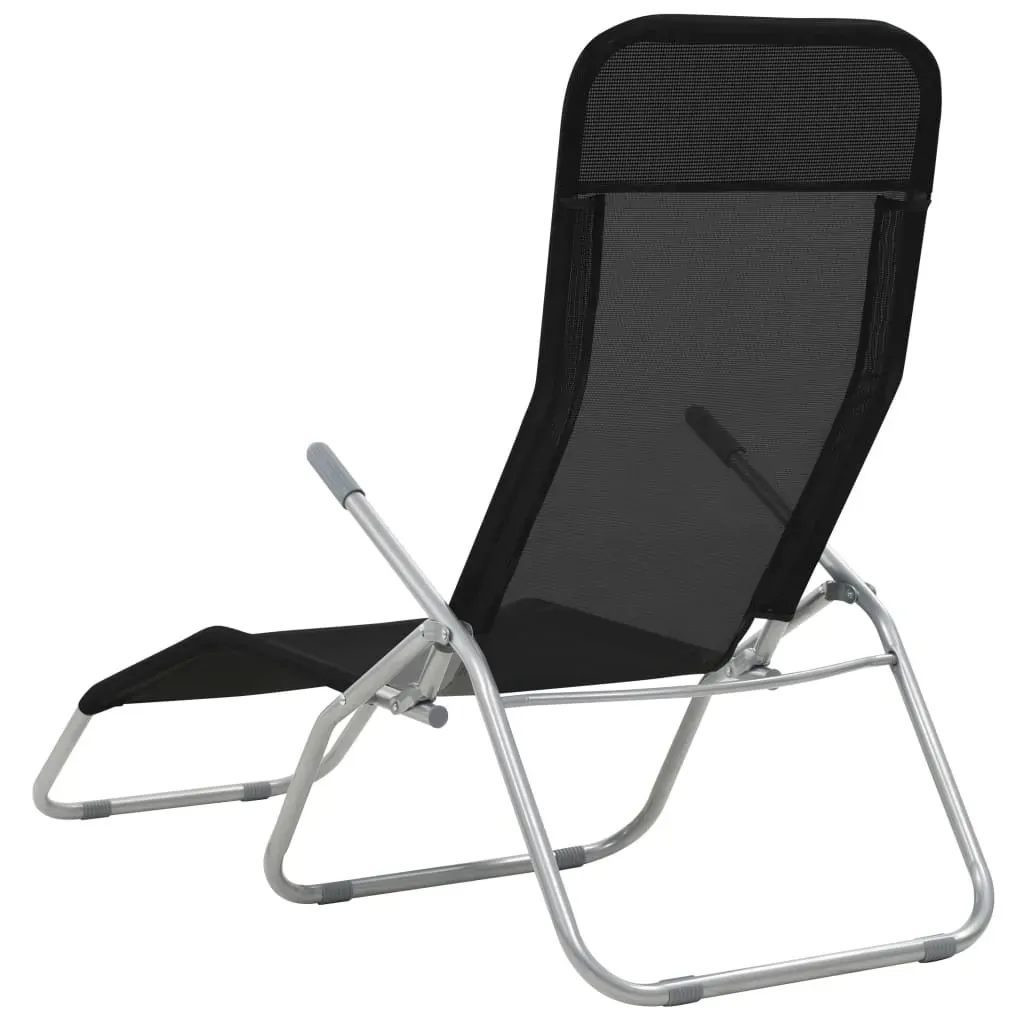 Folding Sun Loungers 2 pcs Textilene Price