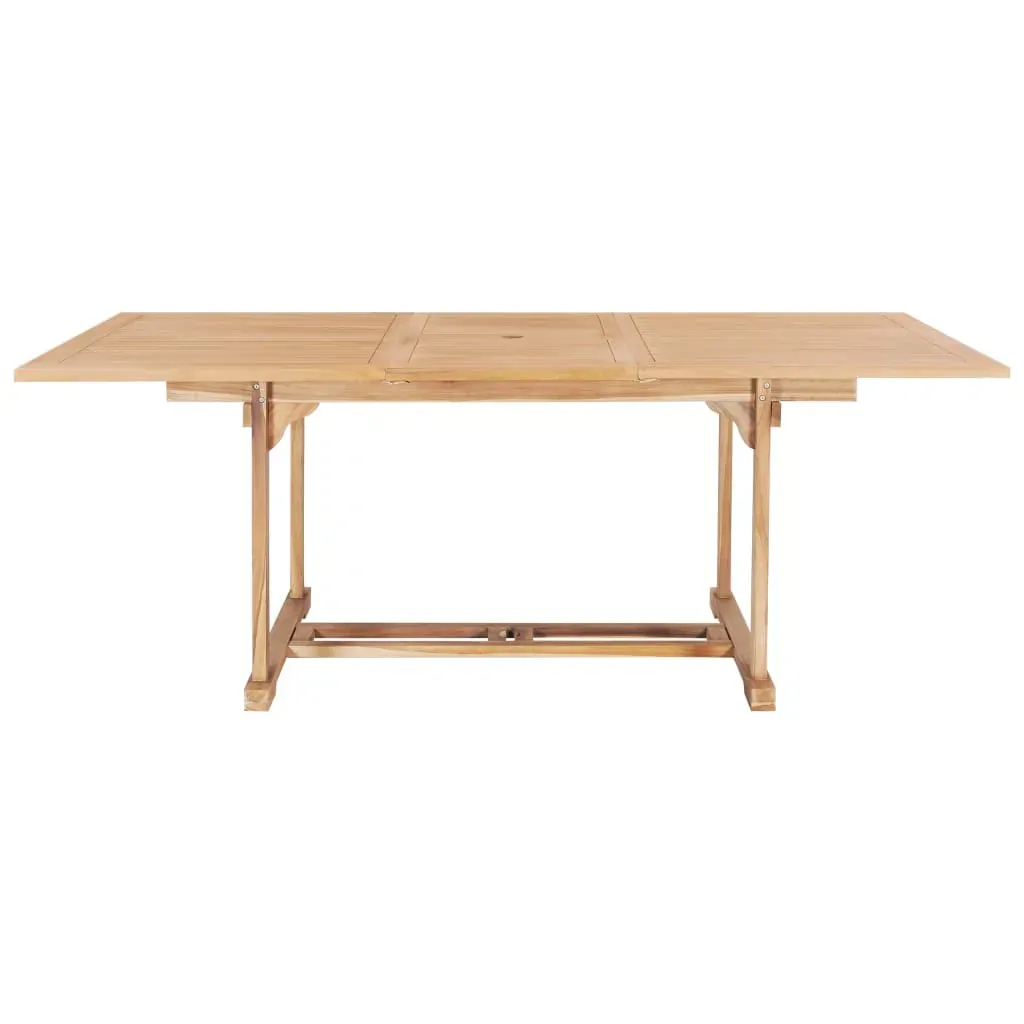 Extending Garden Table Solid Teak Wood Price