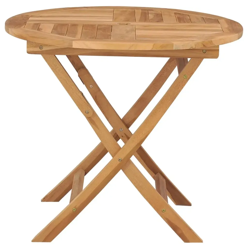 Folding Garden Table 85x76 cm Solid Teak Wood Price
