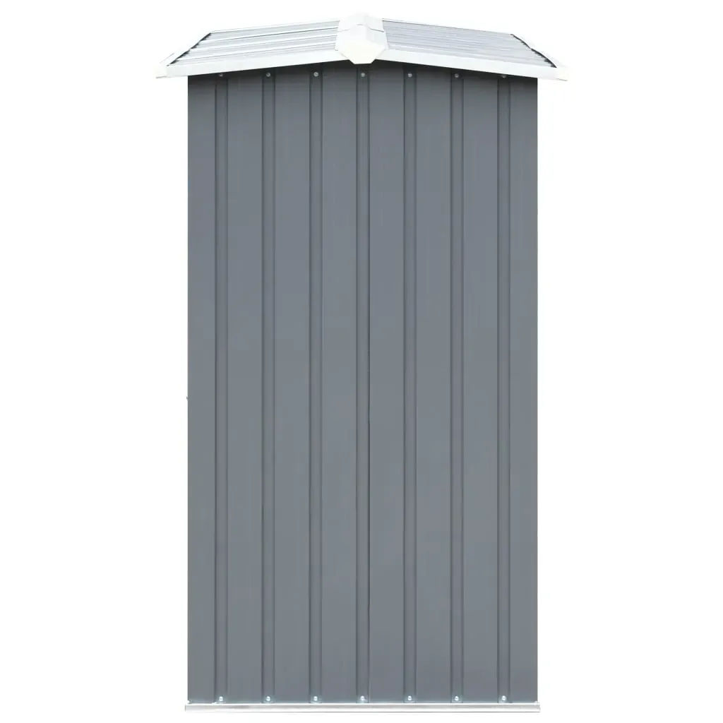 Garden Log Storage Shed Galvanised Steel 172x91x154 cm Price
