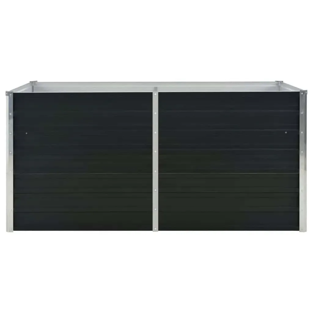 Raised Garden Bed Anthracite Galvanised Steel Price
