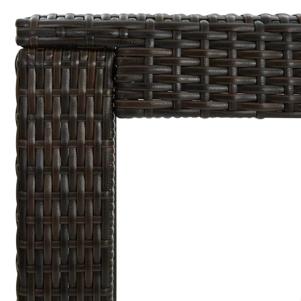 Garden Bar Table Poly Rattan Price