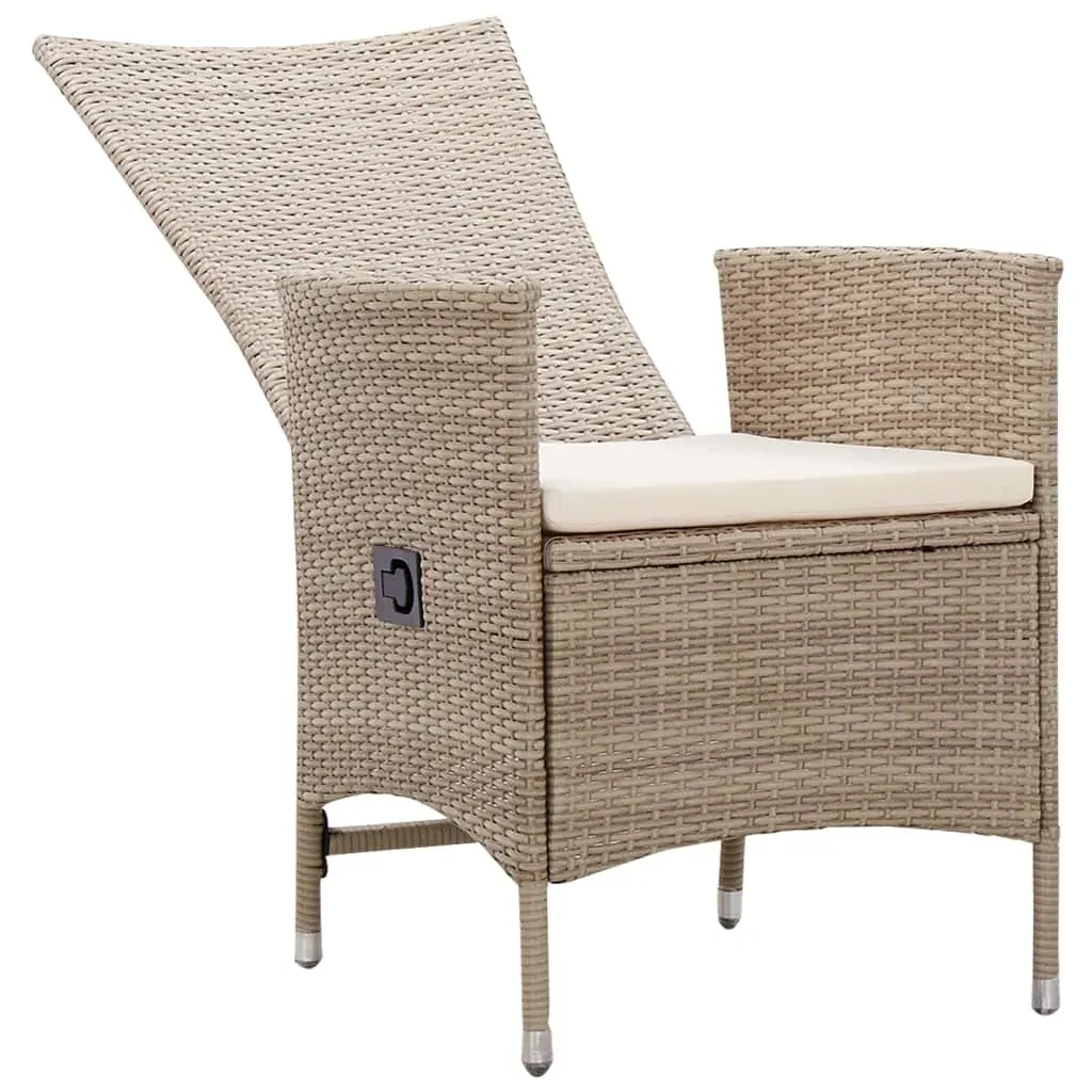 Outdoor Chairs 2 pcs with Cushions Poly Rattan Price