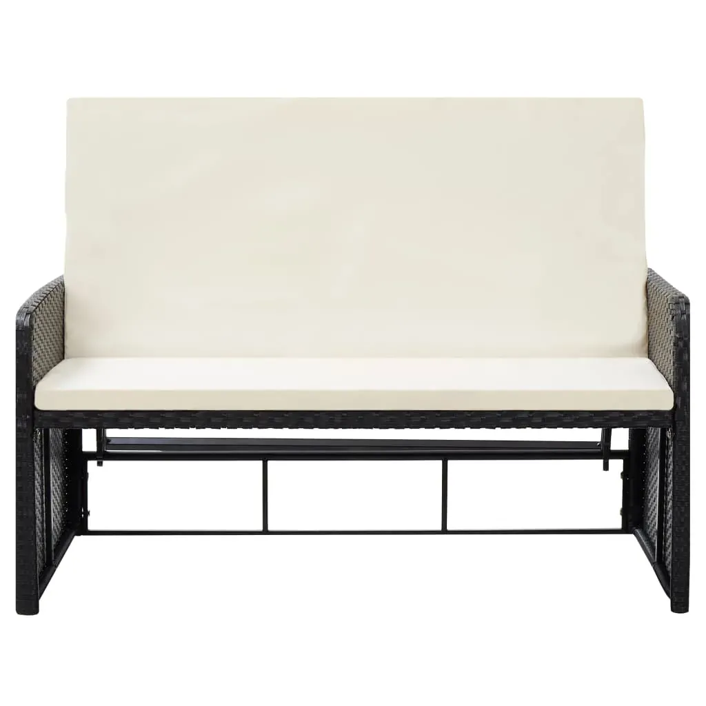 2 Piece Garden Lounge Set with Cushions Poly Rattan Price