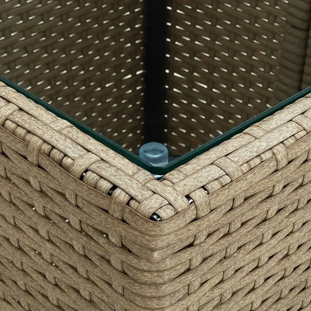 Tea Table 41.5x41.5x43 cm Poly Rattan Price