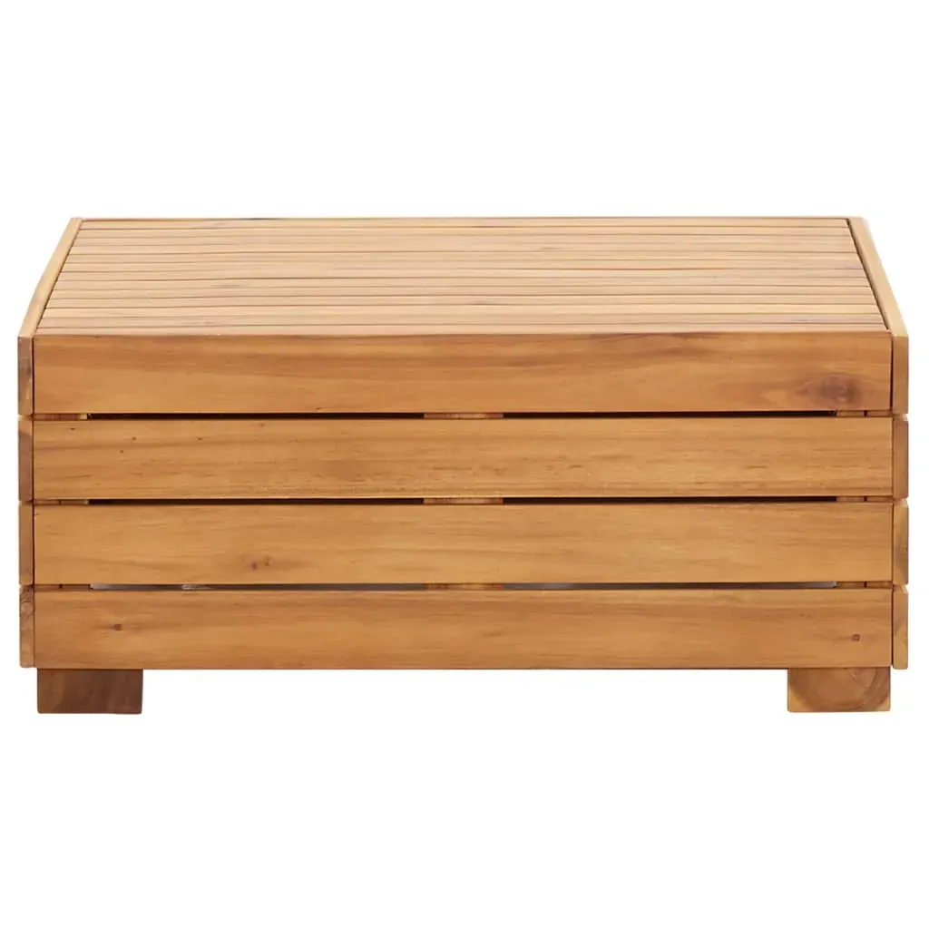 Sectional Footrest 1 pc with Cushion Solid Acacia Wood Price