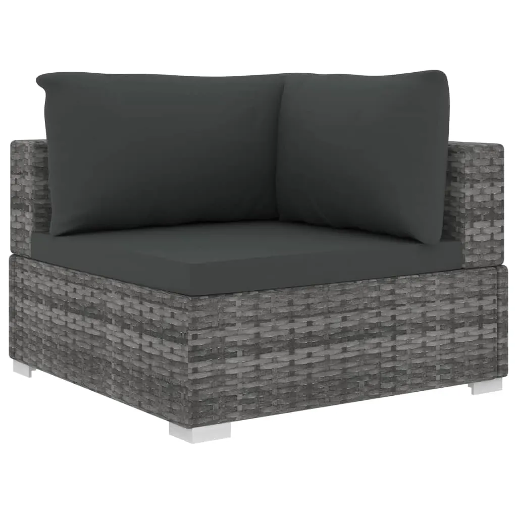 8 Piece Garden Lounge Set with Cushions Poly Rattan Price