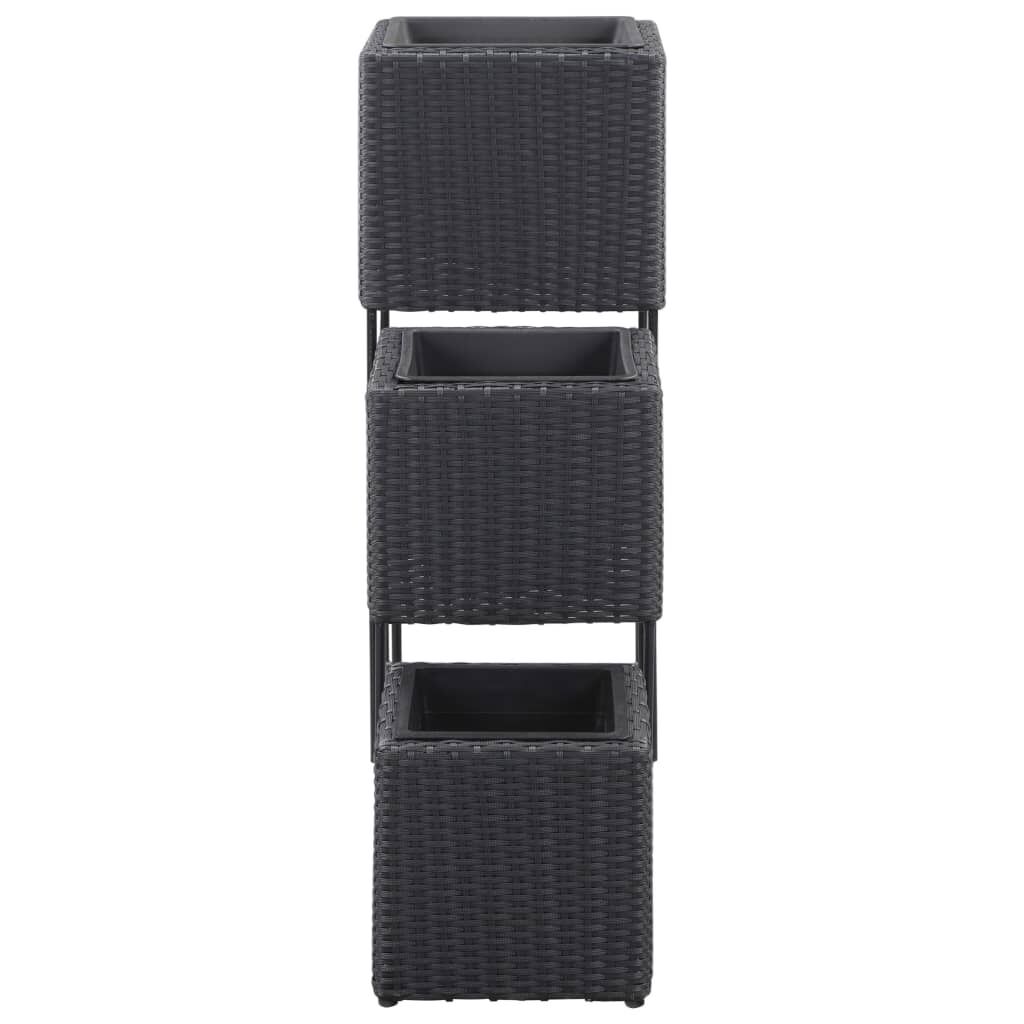 Garden Raised Beds 3 pcs Poly Rattan Price