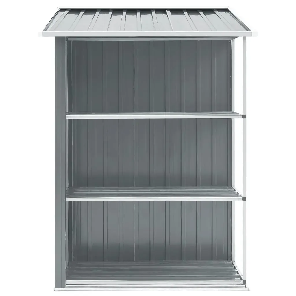 Garden Shed with Rack 205x130x183 cm Iron Price