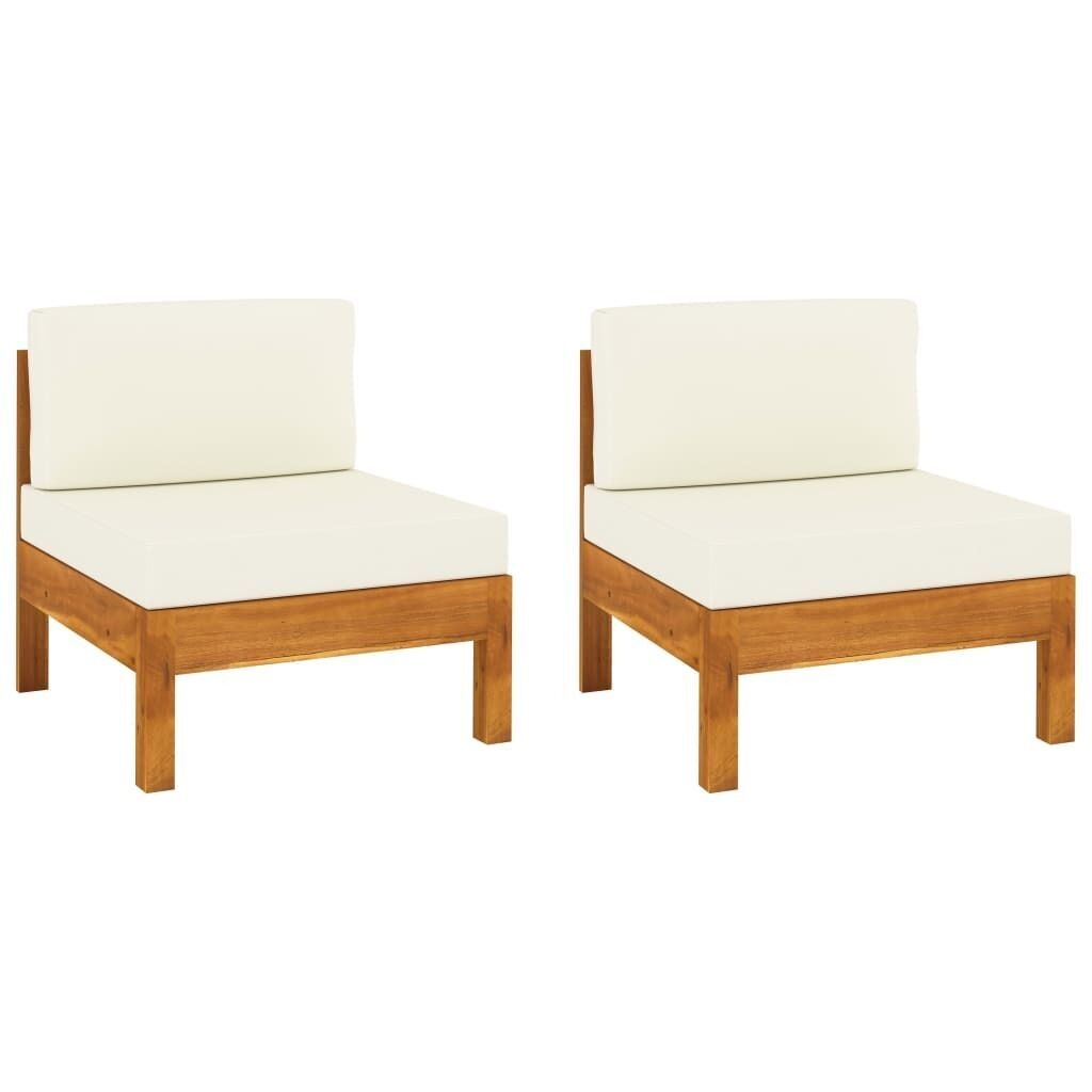 Garden Sofa Bench with Cushions Solid Acacia Wood Price