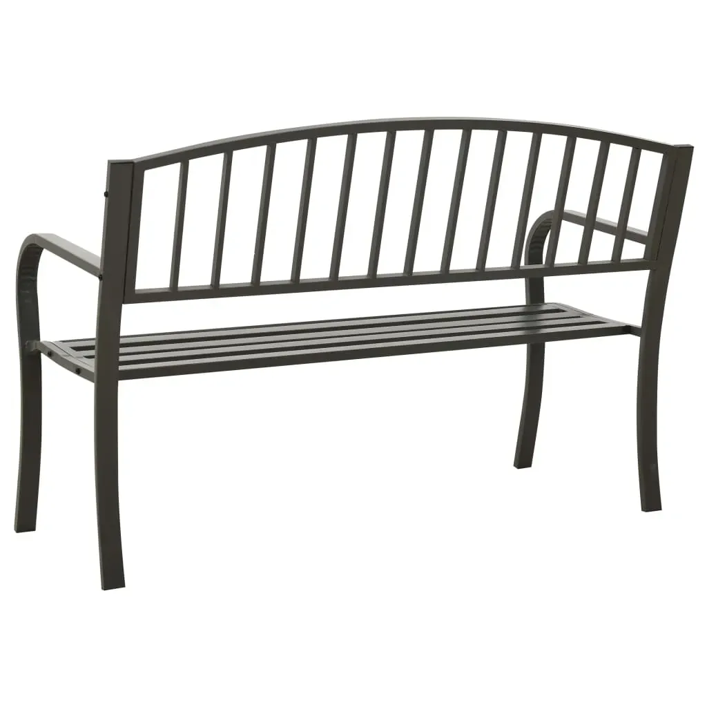 Garden Bench 125 cm Steel Price