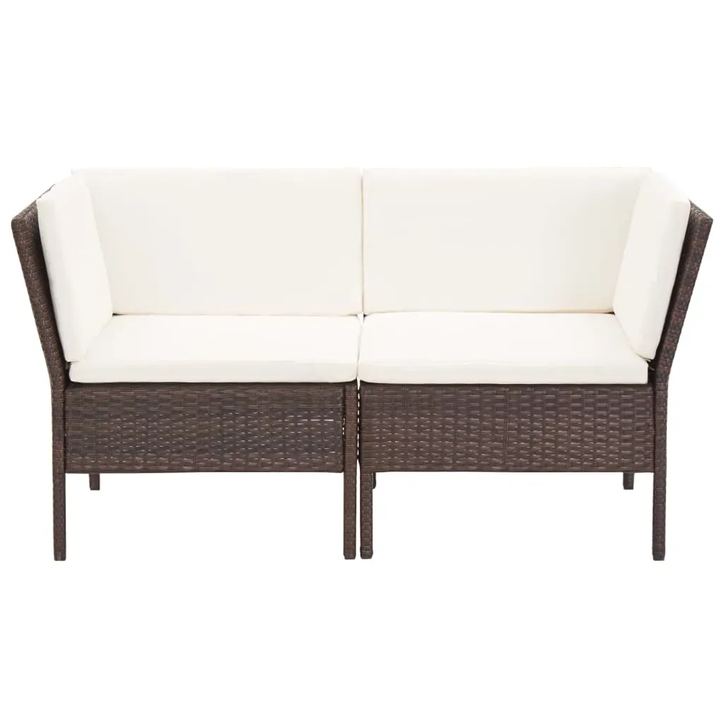 6 Piece Garden Lounge Set with Cushions Poly Rattan Price
