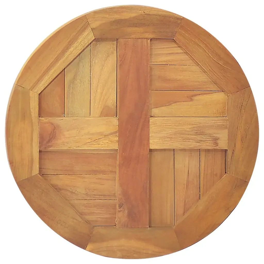 Table Top Solid Teak Wood Round Price