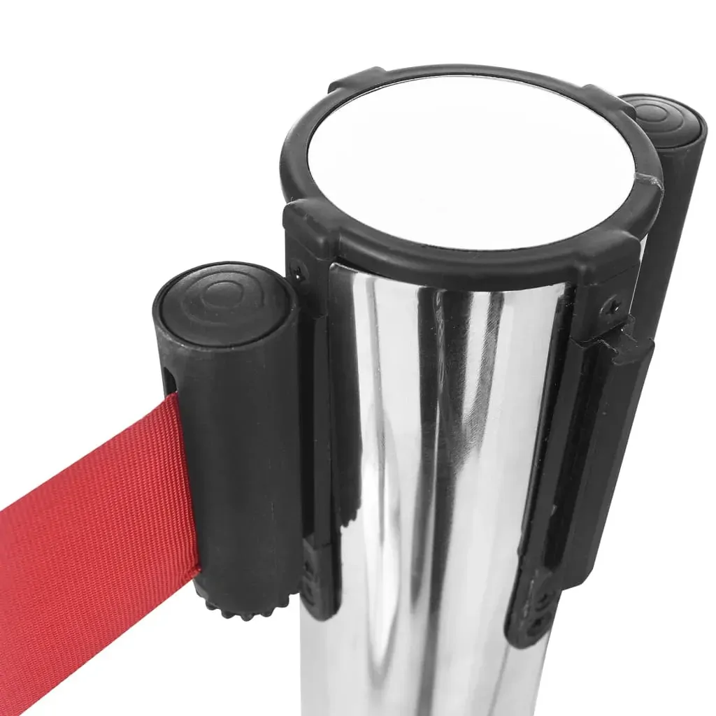 Stanchion with Belt Airport Barrier Stainless Steel Price