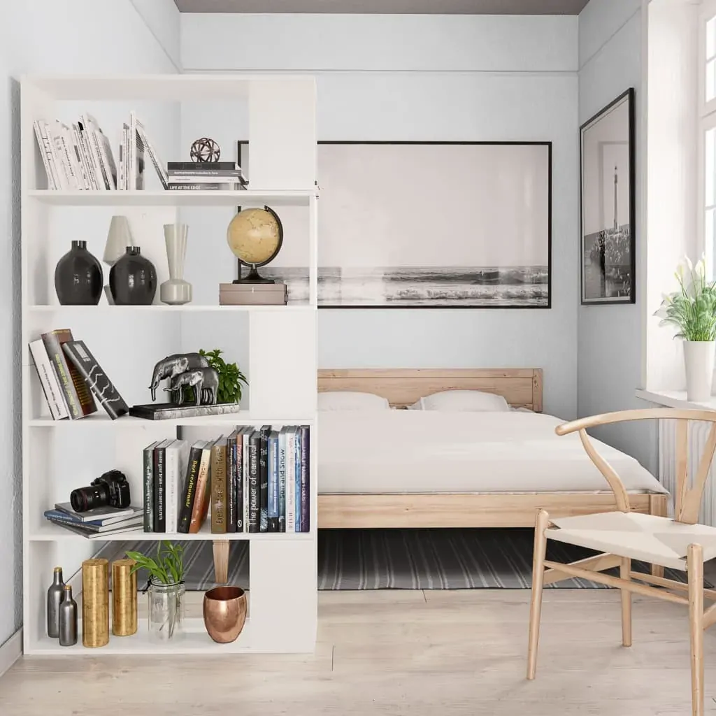 Book Cabinet/Room Divider 80x24x159 cm Engineered Wood Price