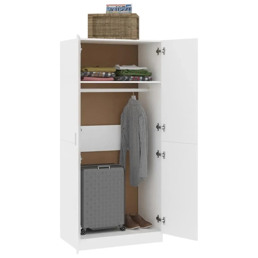 Wardrobe 80x52x180 cm Engineered Wood Price