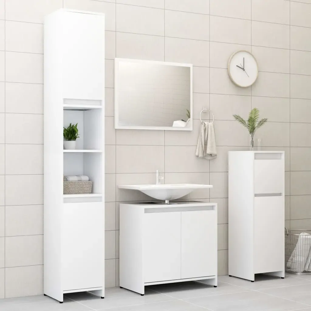 Bathroom Cabinet 30x30x95 cm Engineered Wood Price