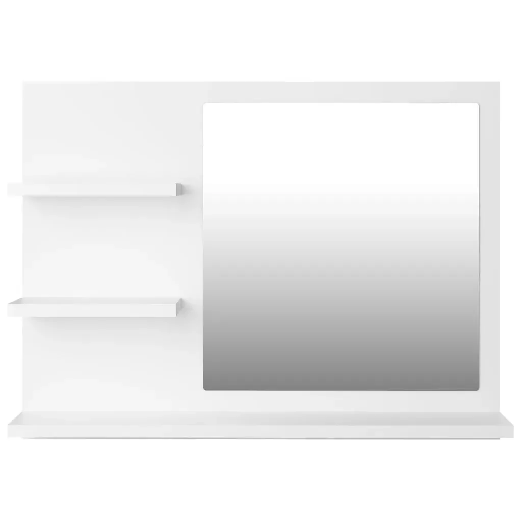 Bathroom Mirror 60x10.5x45 cm Engineered Wood Price