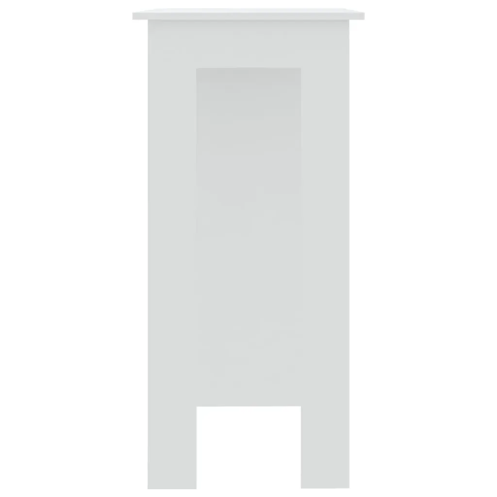Bar Table with Shelf 102x50x103.5 cm Engineered Wood Price