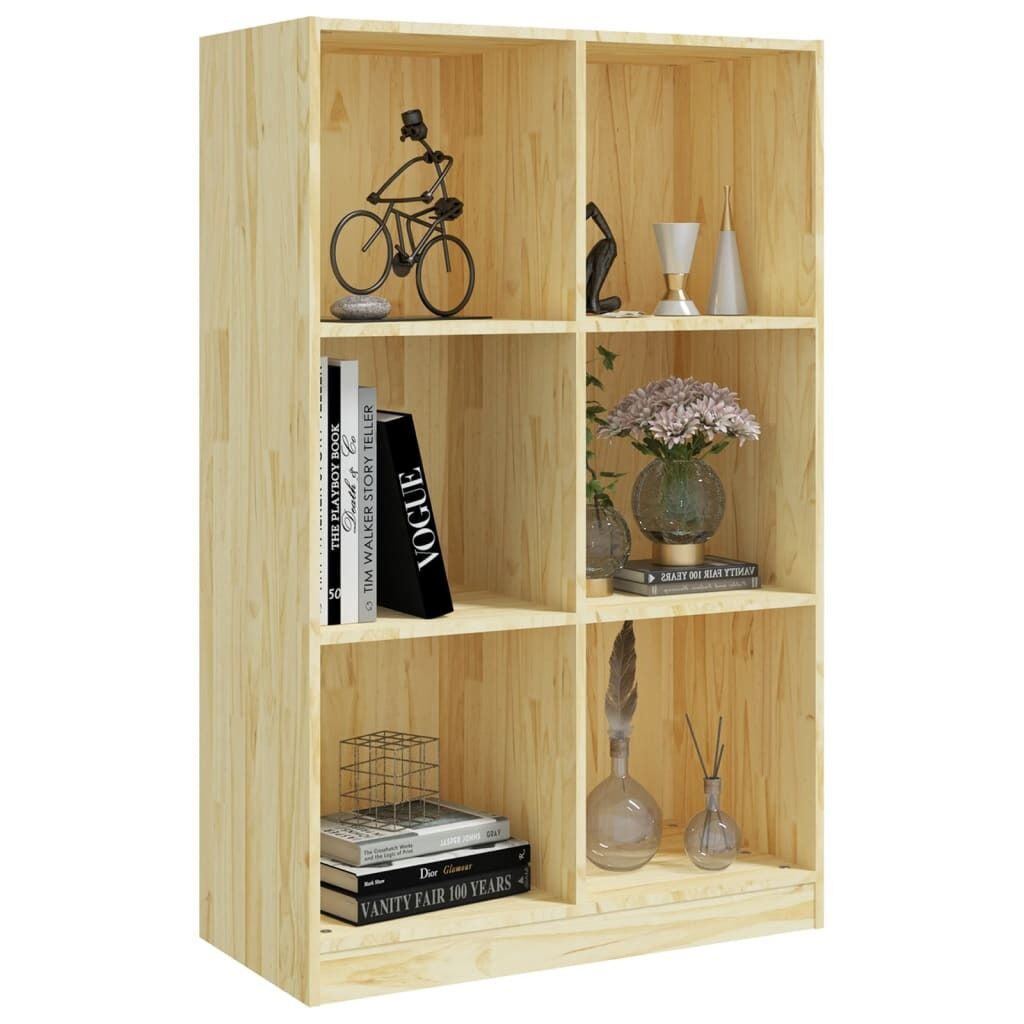 Book Cabinet 70x33x110 cm Solid Pinewood Price