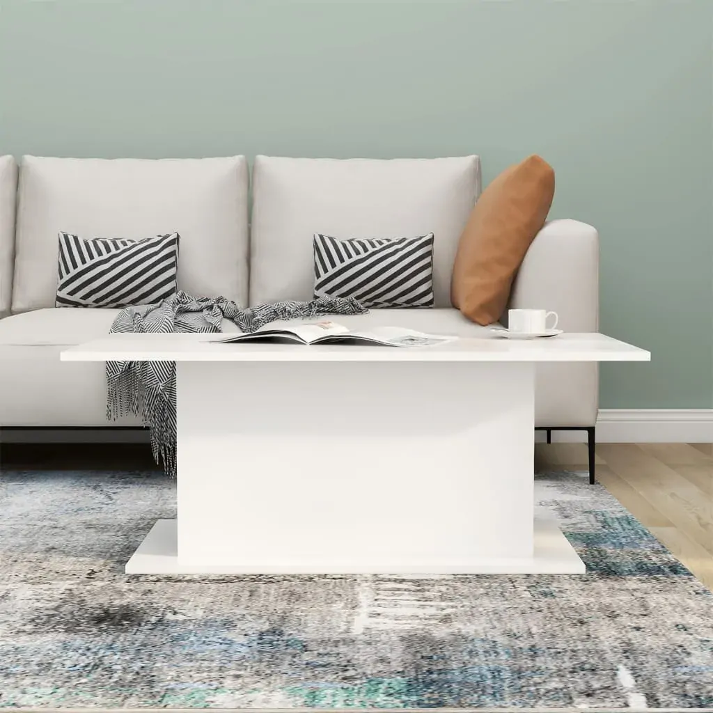 Coffee Table 102x55.5x40 cm Engineered Wood Price