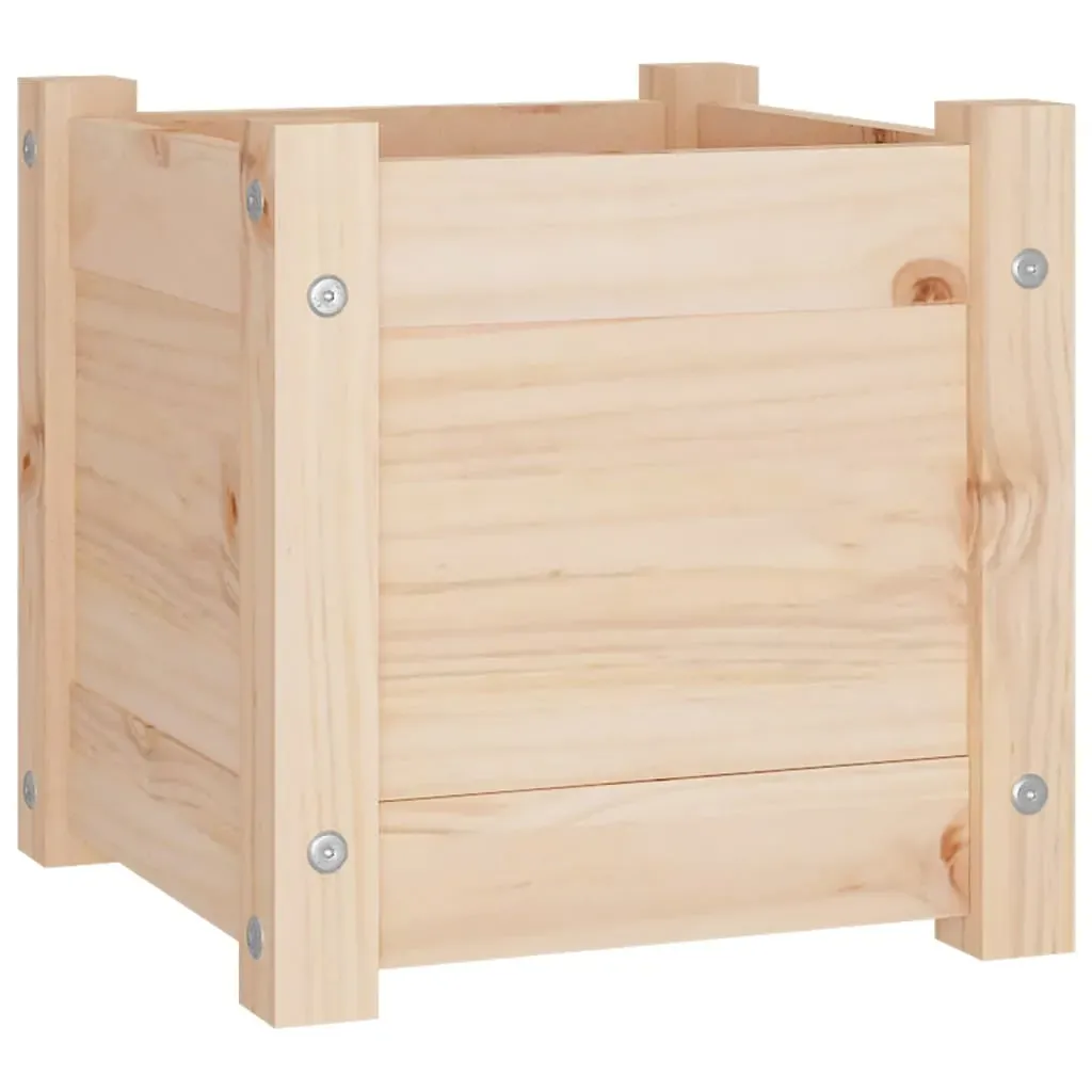Garden Planter 31x31x31 cm Solid Pinewood Price