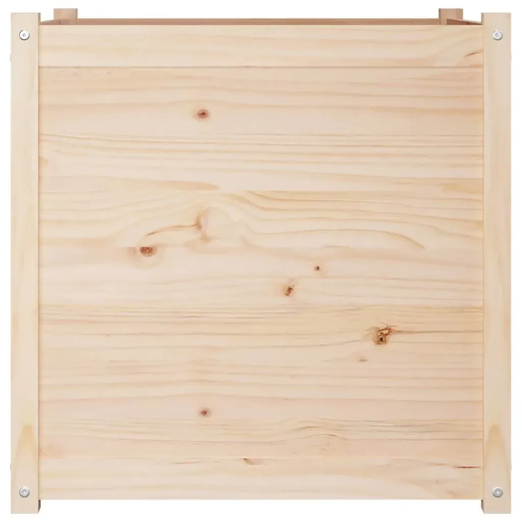 Garden Planter 70x70x70 cm Solid Pinewood Price