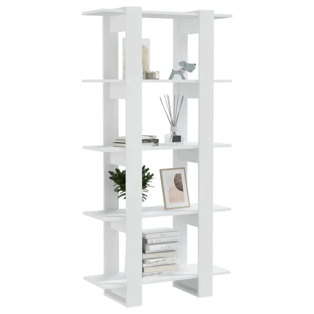 Cicero Book Cabinet/Room Divider 80x30x160 cm Engineered Wood Price
