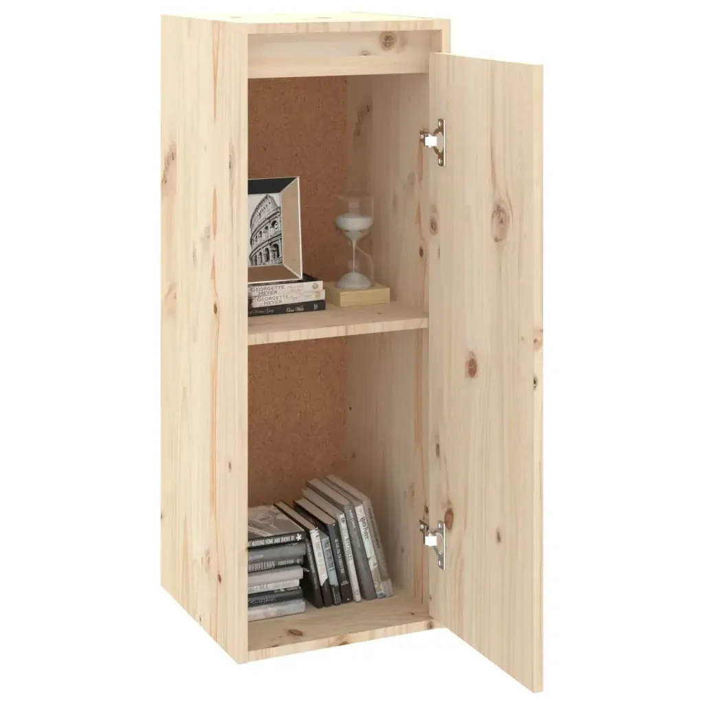 Wall Cabinet 30x30x80 cm Solid Wood Pine Price