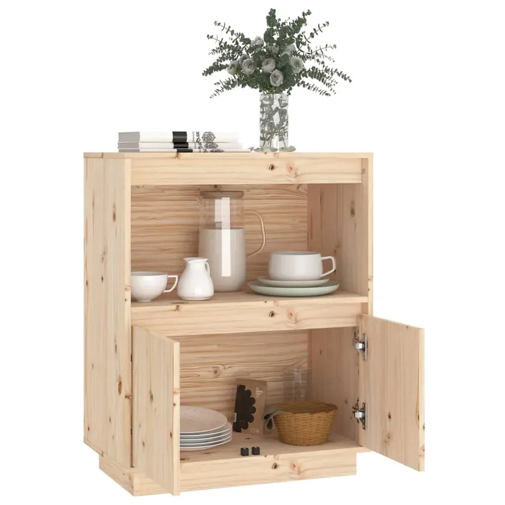 Sideboard 60x34x75 cm Solid Wood Pine Price