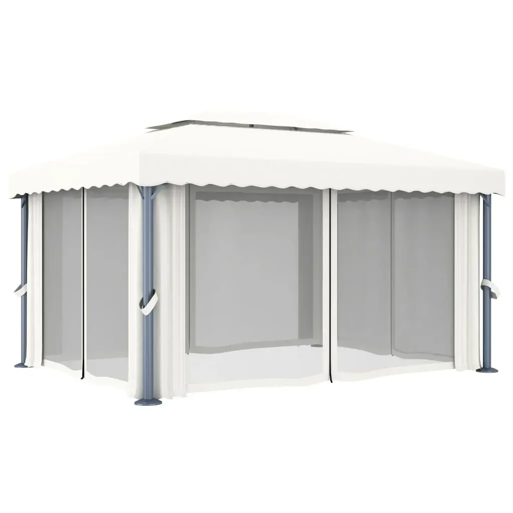 Gazebo with Curtain Aluminium Price