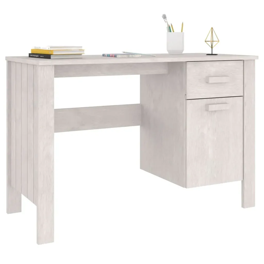 Desk 113x50x75 cm Solid Wood Pine Price