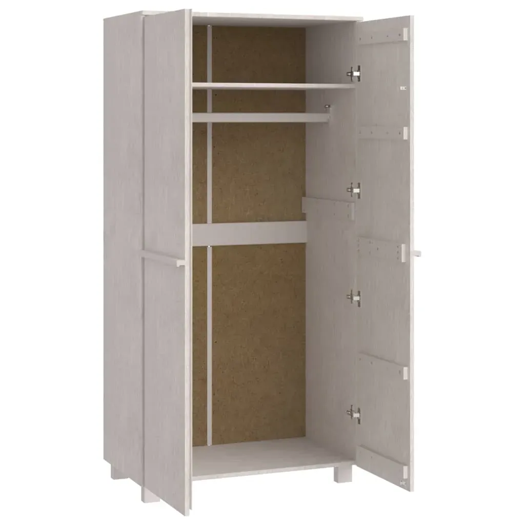 Wardrobe 89x50x180 cm Solid Wood Pine Price