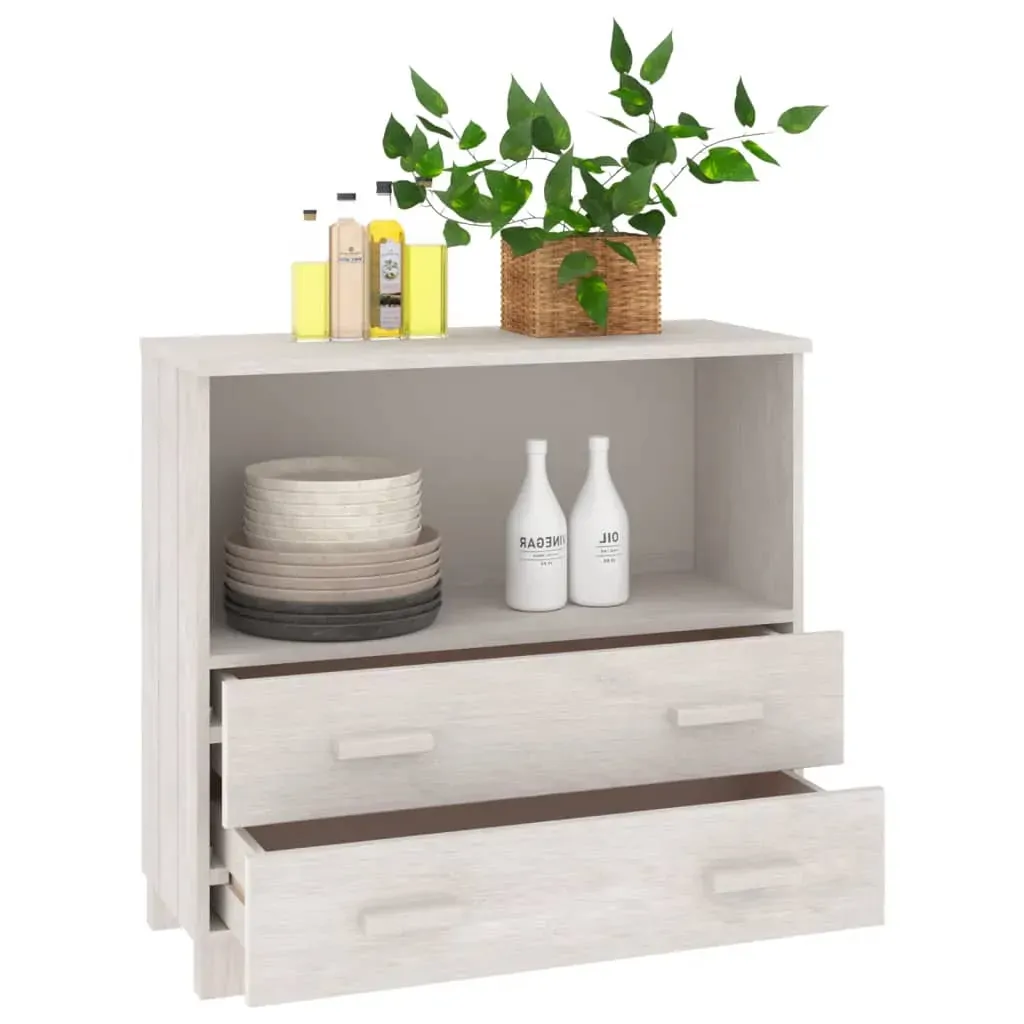 Sideboard 85x35x80 cm Solid Wood Pine Price