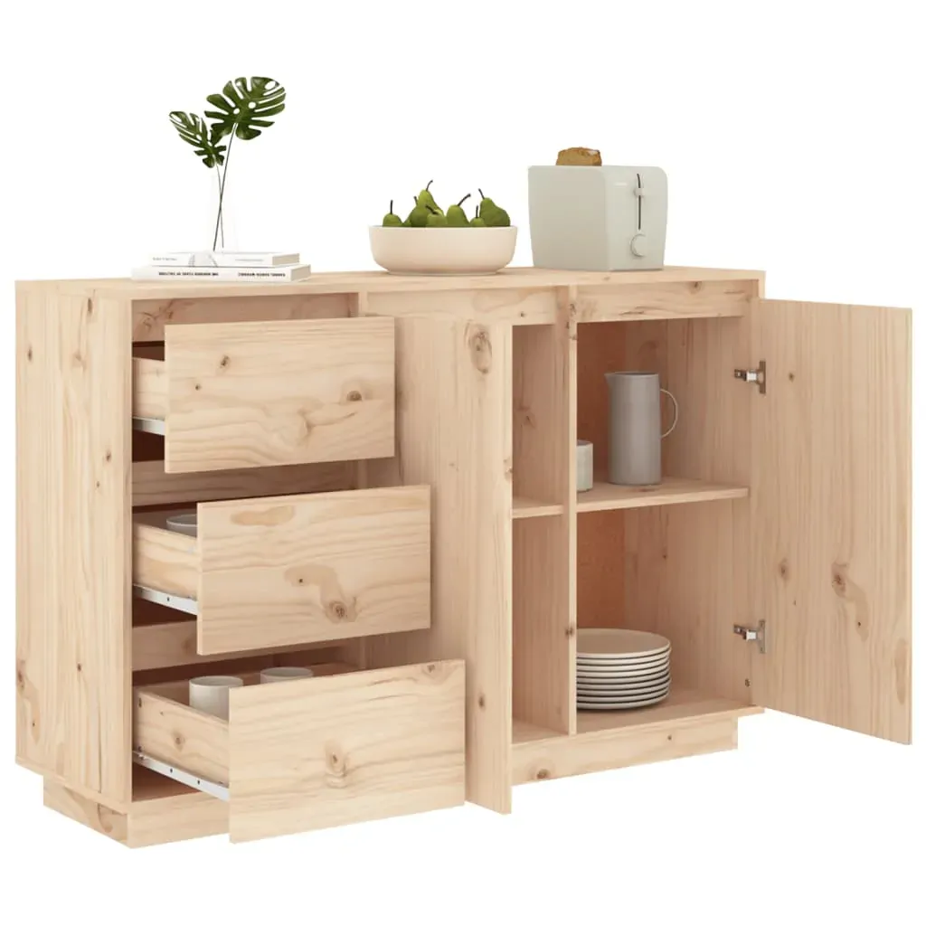 Sideboard 111x34x75 cm Solid Wood Pine Price