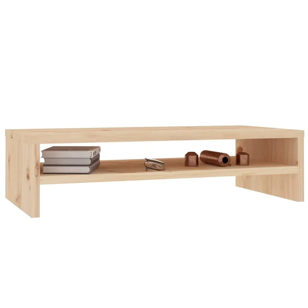 Douglasville Monitor Stand 50x24x13 cm Solid Wood Pine Price