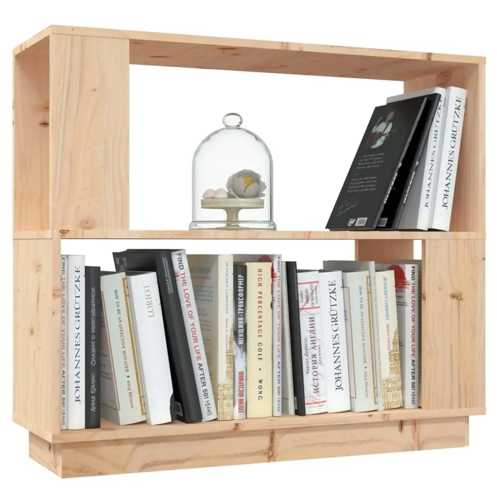 Hernando Book Cabinet/Room Divider 80x25x70 cm Solid Wood Pine Price
