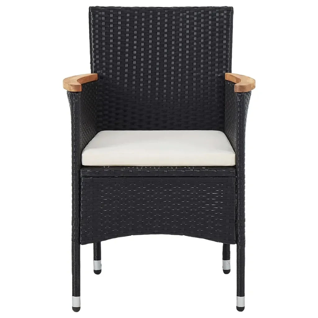 3 Piece Garden Dining Set Poly Rattan Price