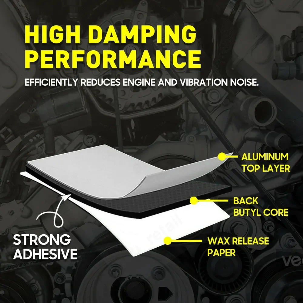 Sheet Car Automotive Sound Deadener Heat Insulation Noise Proofing Foam Price