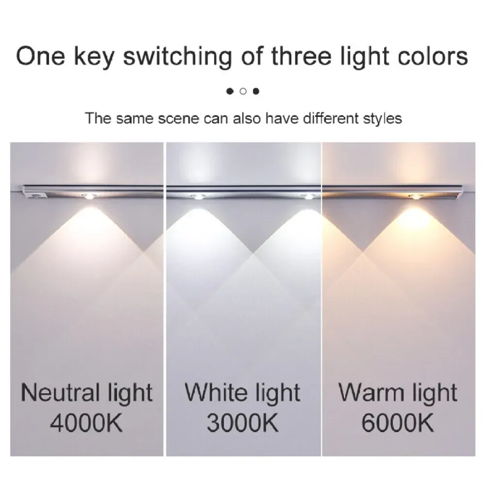 Wireless LED Closet Lights Motion Sensor PIR Induction Lamp Cabinet Lighting USB Price