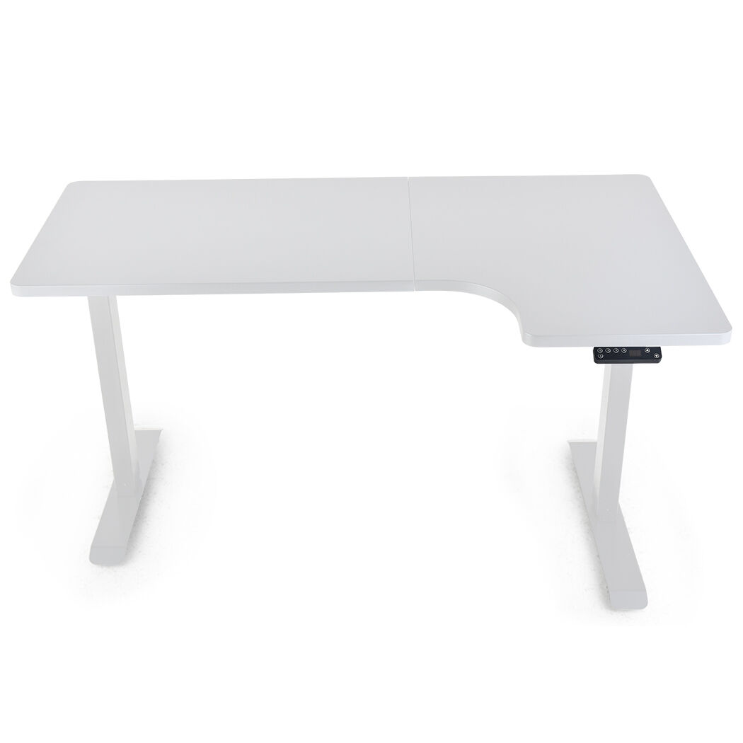 FORTIA Standing Desk Electric Dual Motor Adjustable Sit Stand L-Shaped 80KG Load Price