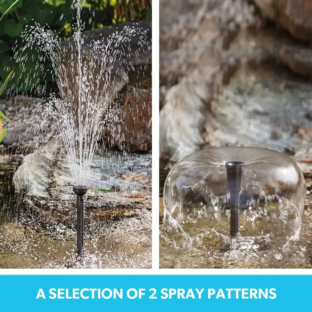 PROTEGE Solar Powered Water Fountain Pump Pond Kit with Eco Filter Box Price