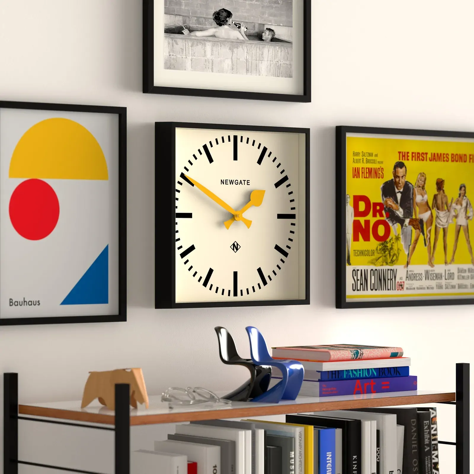 Newgate NFive Wall Clock Black Hands Price