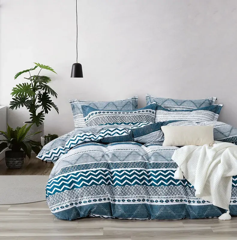 Jasper microfiber reversible quilt cover set Price