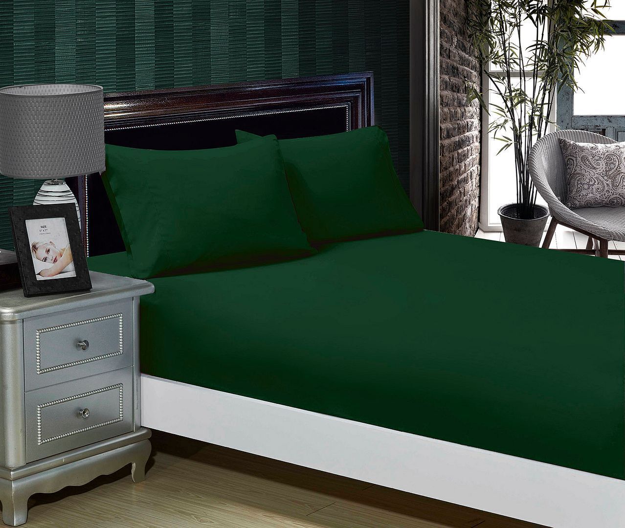1000TC Ultra Soft Fitted Sheet & Pillowcase Set - Single Size Bed Price