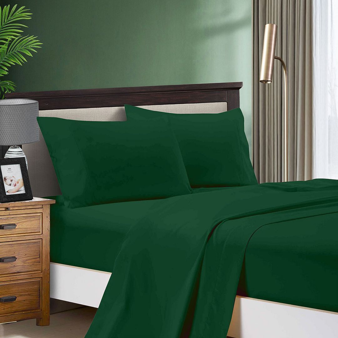 1000TC Ultra Soft King Single Size Bed Flat & Fitted Sheet Set Price