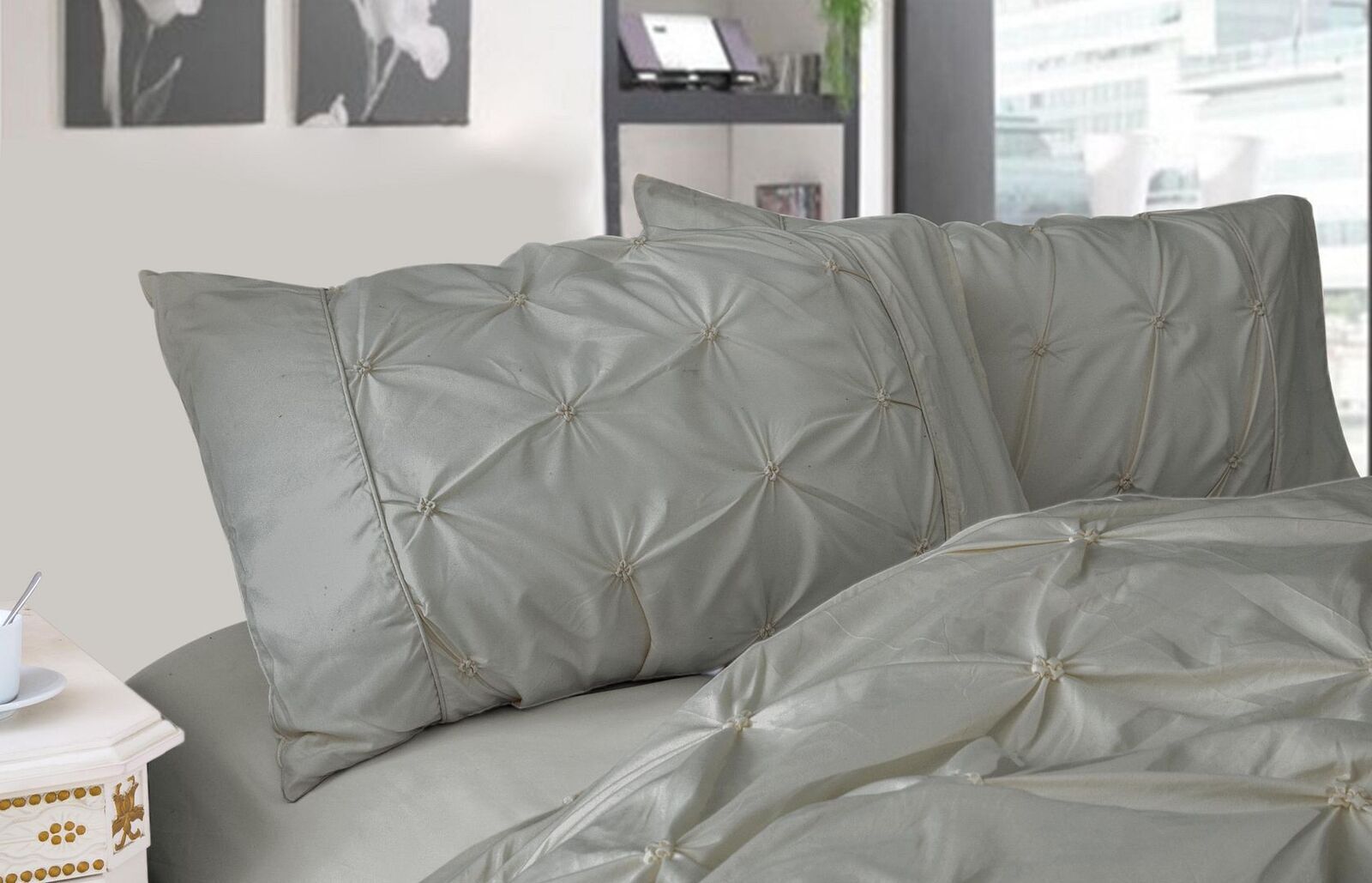 Diamond Pintuck Premium Ultra Soft Pillowcases 2-Pack Price