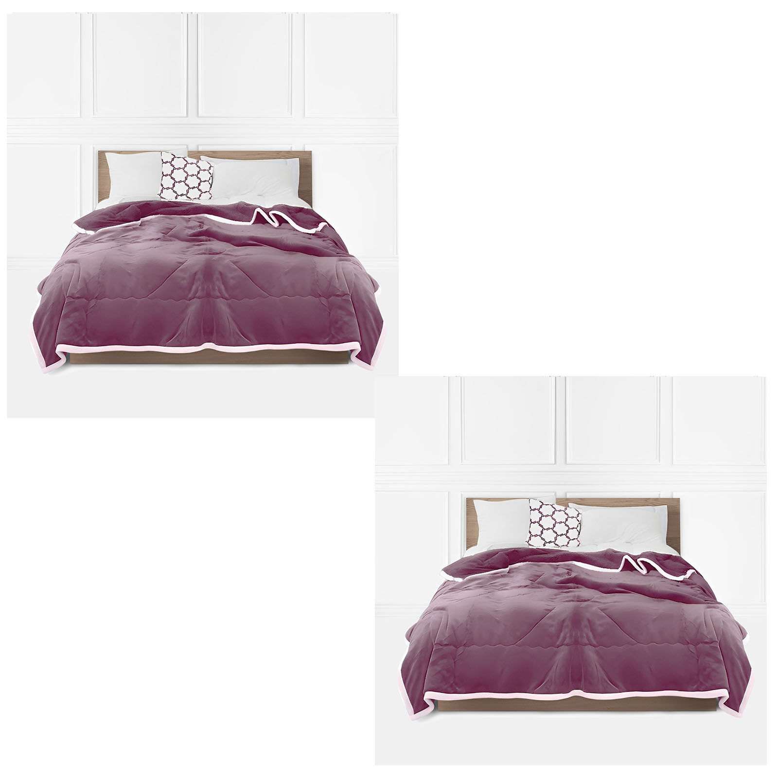 Throw Blanket Warm Cozy Double Sided Thick Flannel Coverlet Fleece Bed Sofa Comforter Price