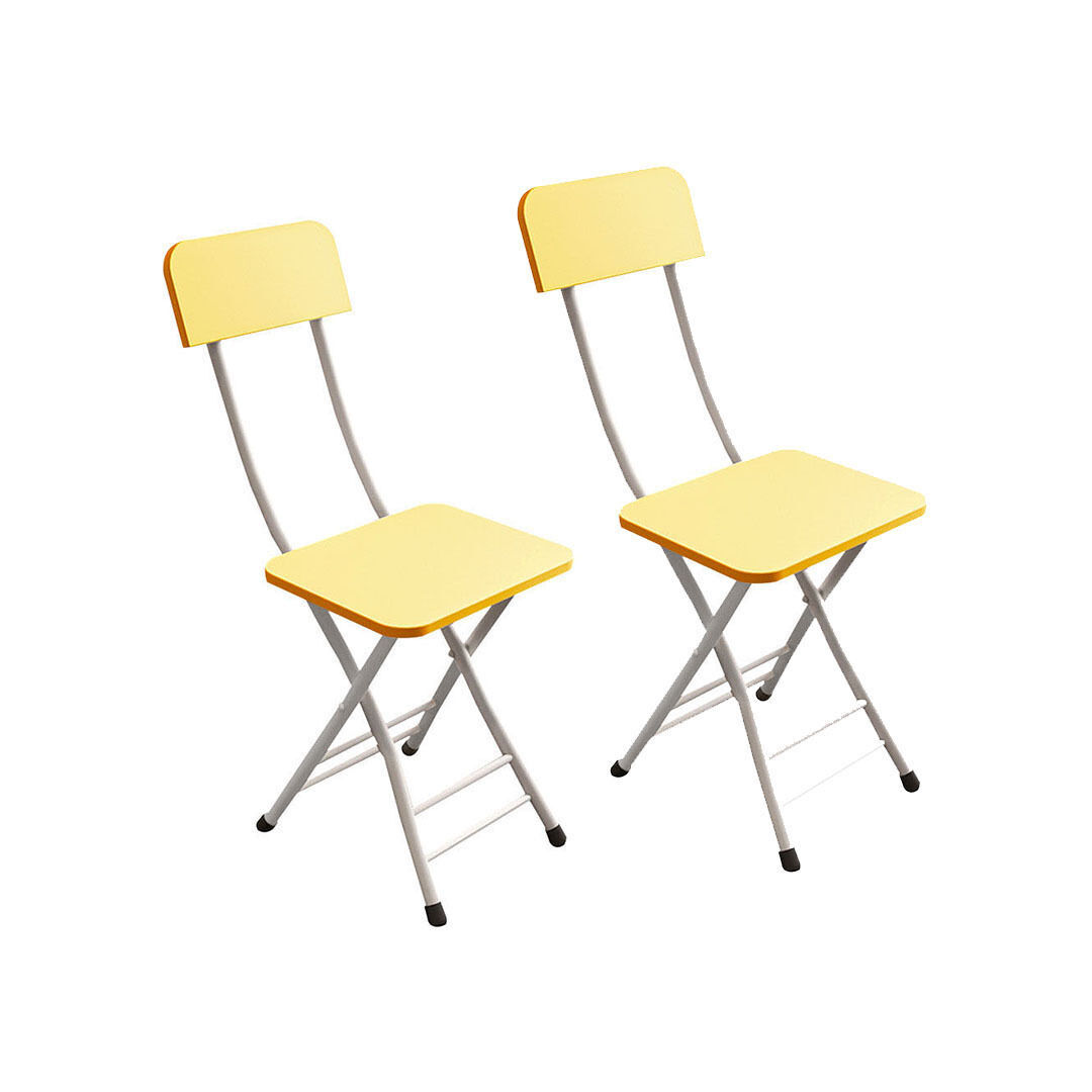 Foldable Chair Space Saving Lightweight Portable Stylish Seat Home Decor Set of 2 Price
